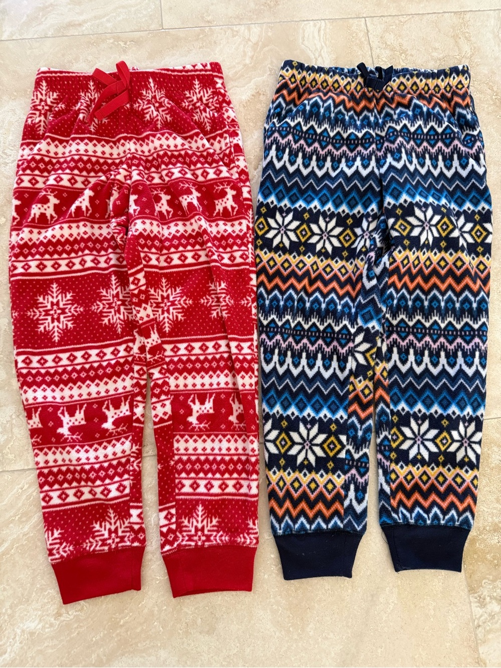 Girls Fleece Pajama Pants (size 6)